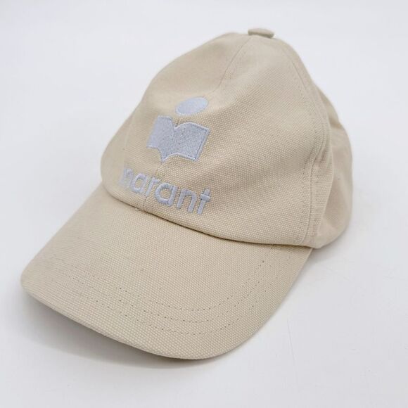Isabel Marant Tyron Beige Hat Sz 57 - Picture 2 of 13